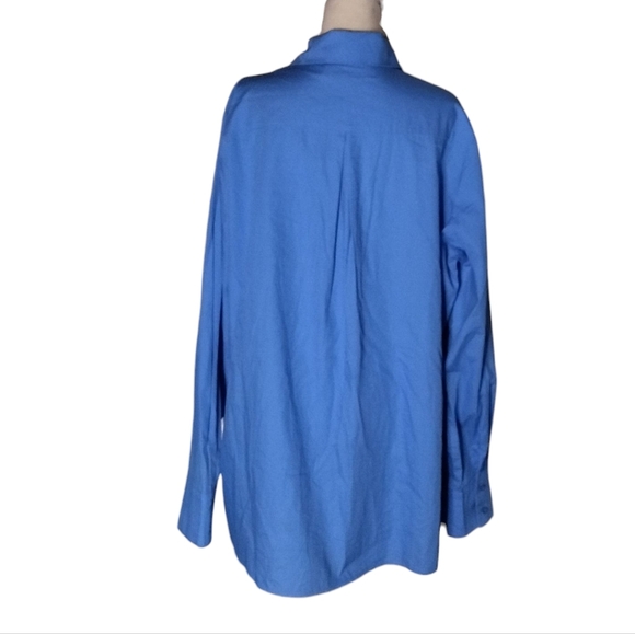 White Fox Drinks On Me Button Front Mini Dress In Azure Size Medium NWT - Picture 5 of 8